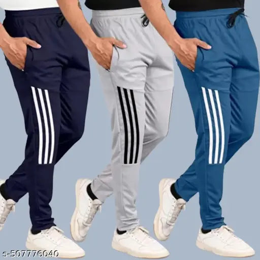 Men's Stylish Jogger Lower Track Pants for Gym Casual Wear for Men(Pack Of 3)